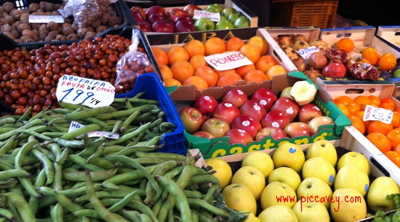 Fruit stall in Spanish Market