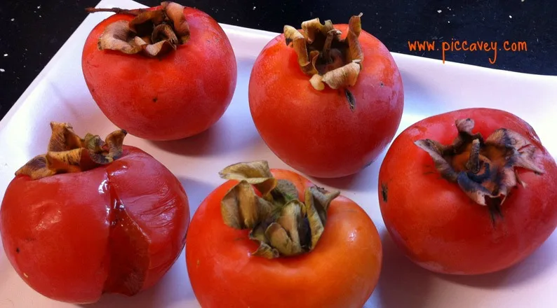 Persimmon or Caqui Spanish Fruit