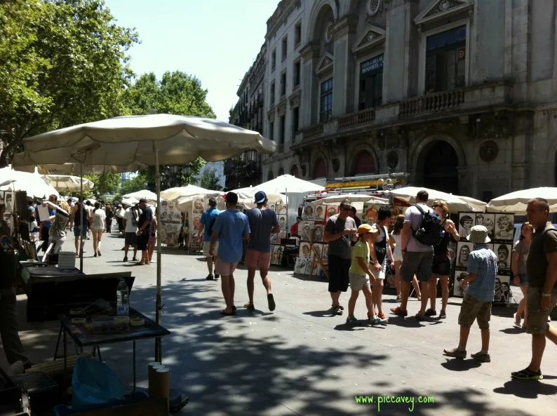 Las Ramblas Barcelona Spain