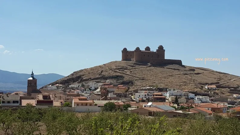 Calahorra Castle north of Granada, Spain
