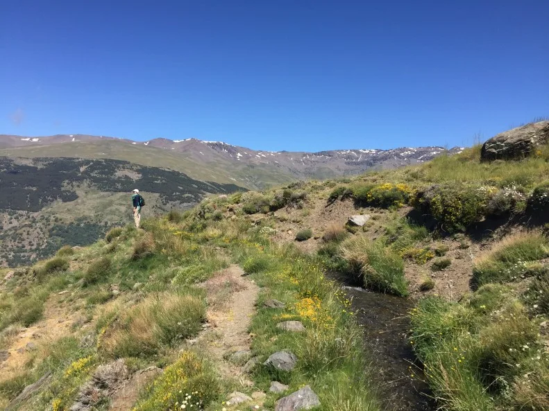 Sierra Nevada Mountains in Andalusia Spain