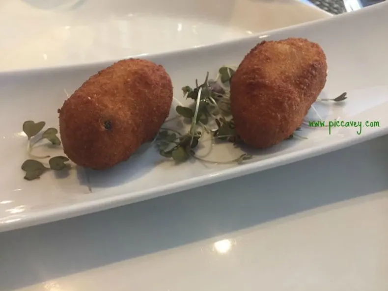 tapas Autumn dishes Mushroom croquettes