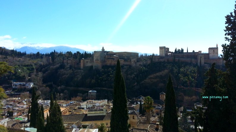 View from Carmen in Albaicin Granada