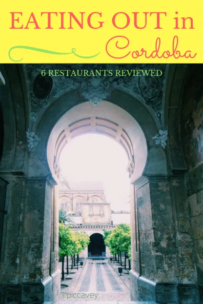 CORDOBA RESTAURANTS SPAIN