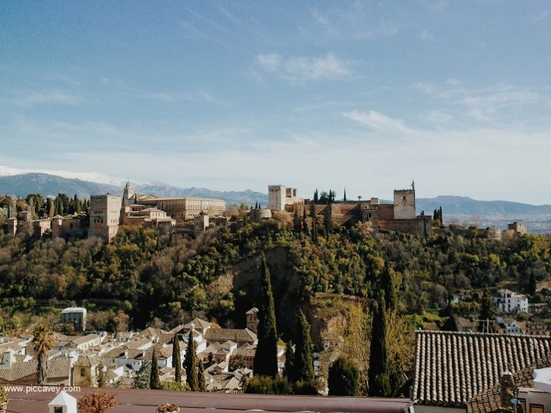 Alhambra seen from Mirador de San Nicolas Granada