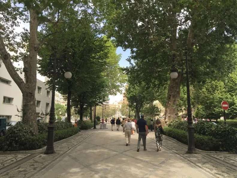 carrera virgen granada street in spain