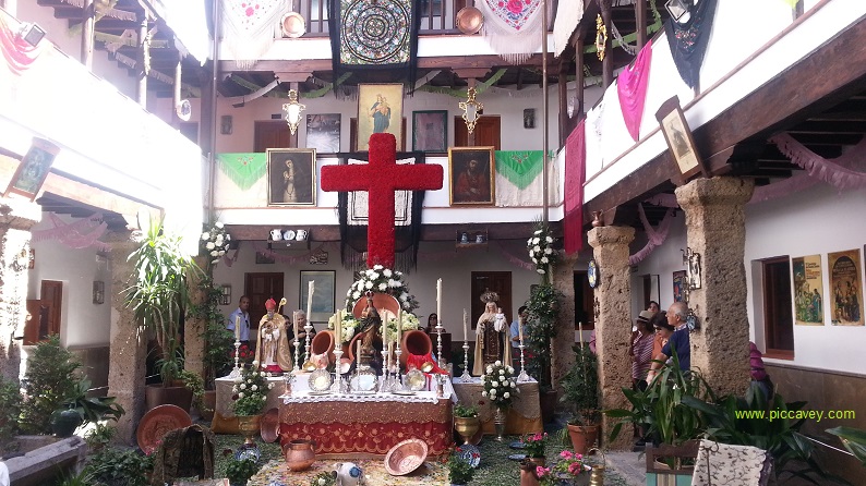 Crosses of May in Granada Spain