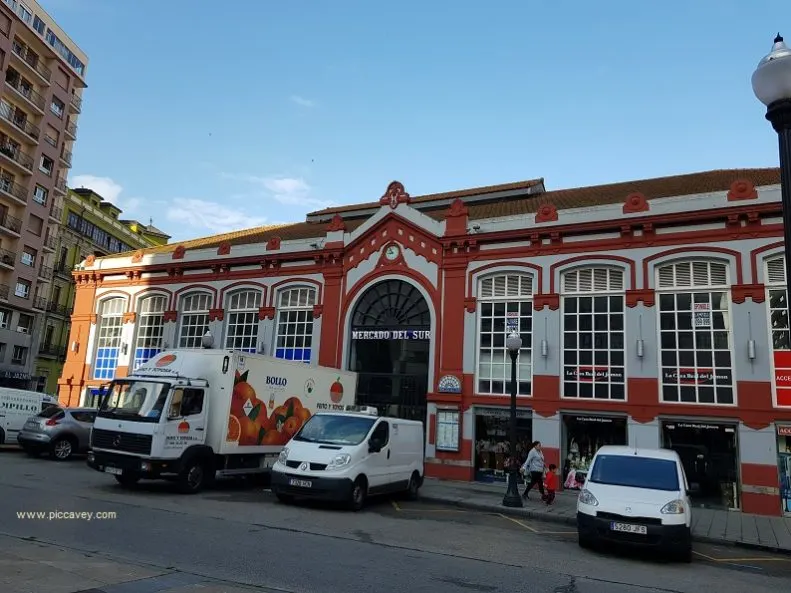 Gijon Market in Spain 