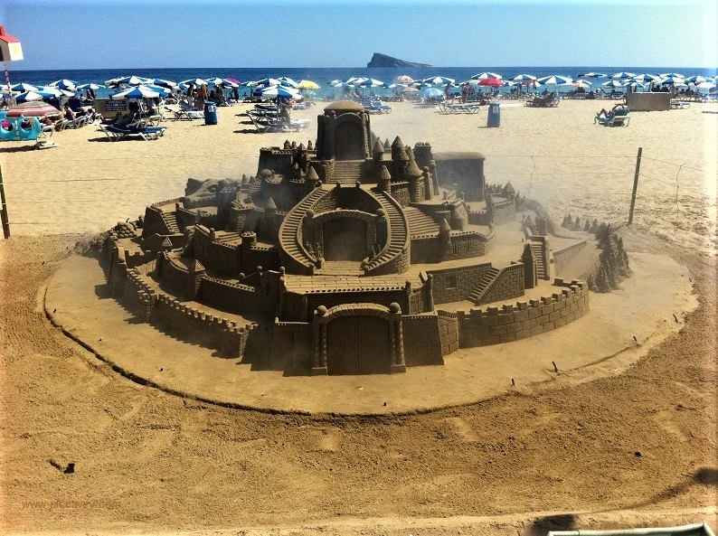 Sandcastle benidorm beach