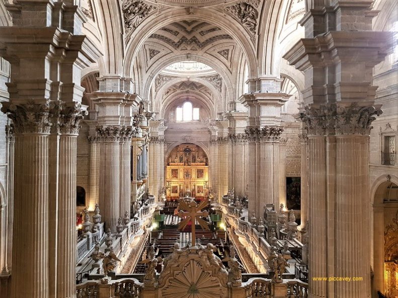 Inside Jaen Cathedral Spain
