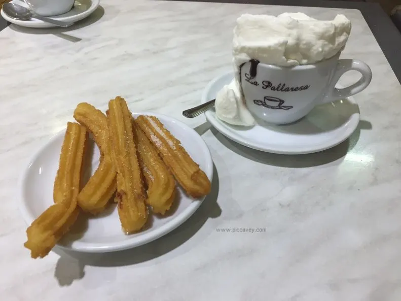 Churros Granja La Pallaresa Petrixol Barcelona