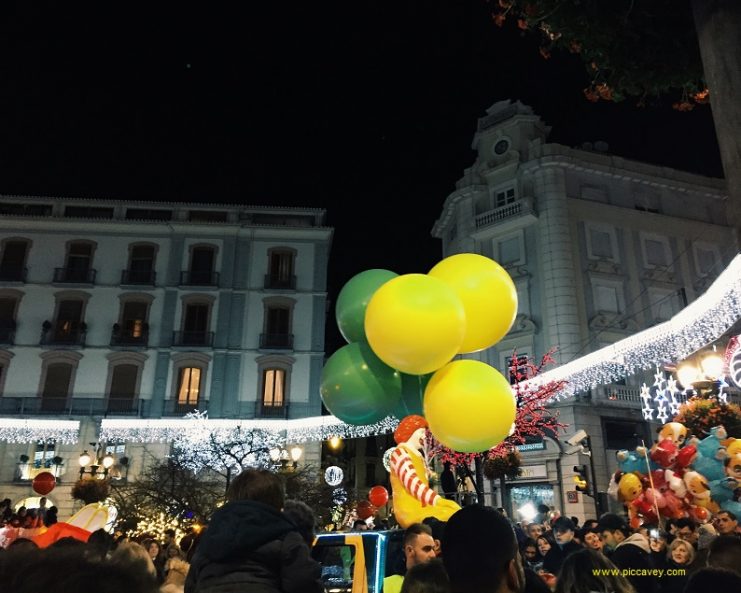 Festive Scene Christmas in Spain