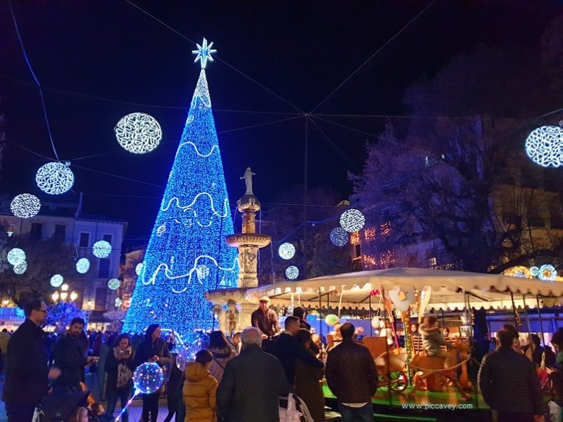 Bib Rambla Granada Christmas Scene