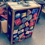 Vintage Suitcase Stickers Travel Case