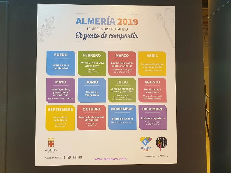 Almeria 2019 Capital gastronomica Spanish food