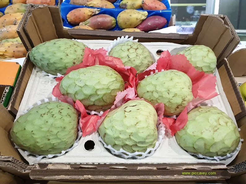 Chirimoya Custard Apple fruit Spanish Food Spain