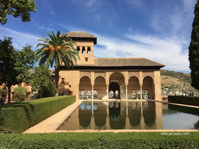 Water in the Alhambra Palace Spain blog Partal