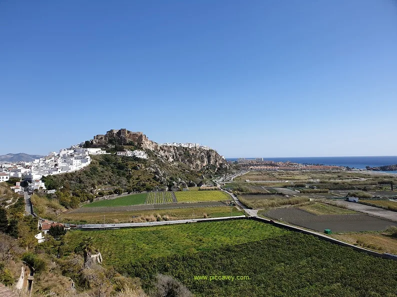 View of Salobreña Costa Tropical Motril Spain