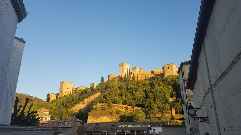 Alhambra seen from Albayzin