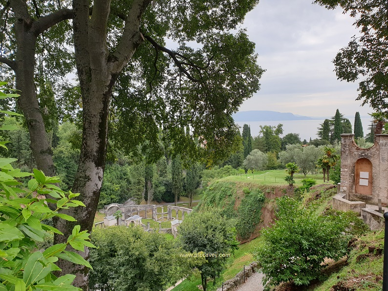 Gardens overlooking Lake Garda