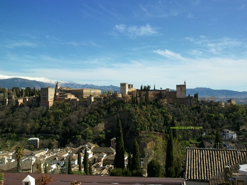 Autumn in Granada Spain Alhambra