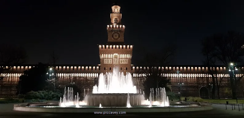 Castle in Milan Italy