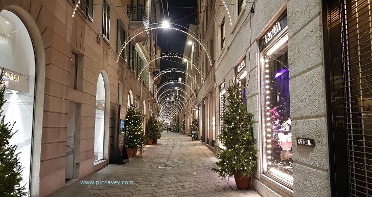 Designer Shops Milan Italy