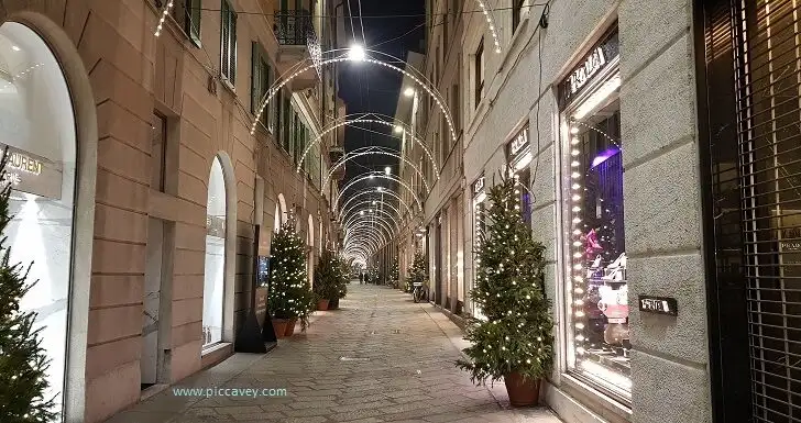 Designer Shops Milan Italy