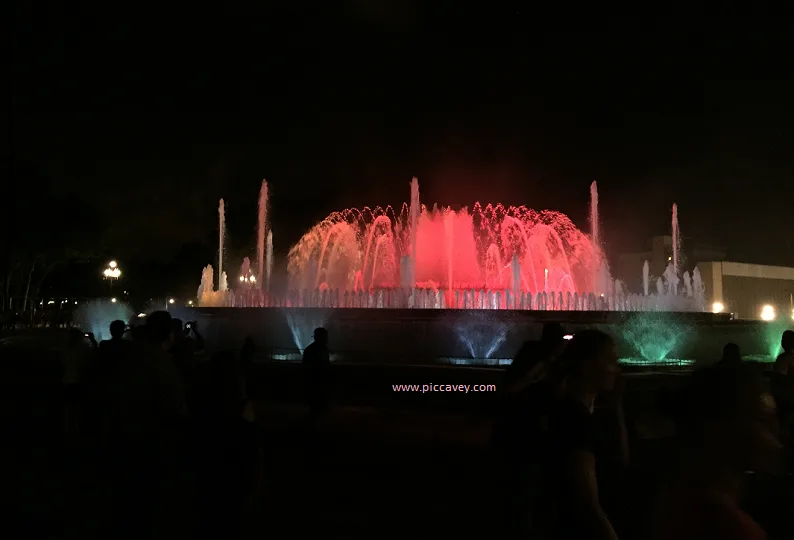 Magic Fountain Montjuic Barcelona 