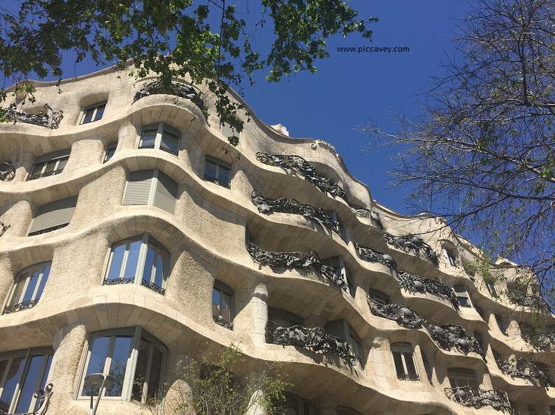 La Pedrera Casa Mila Barcelona Spain Gaudi