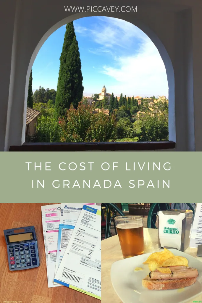 cost of living in granada spain