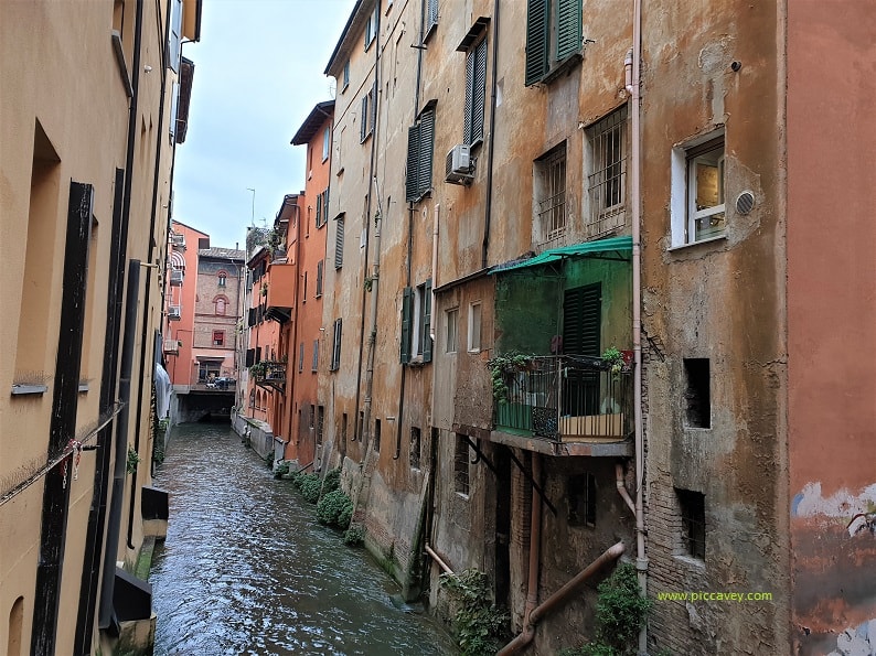 Canal in Bologna Italy