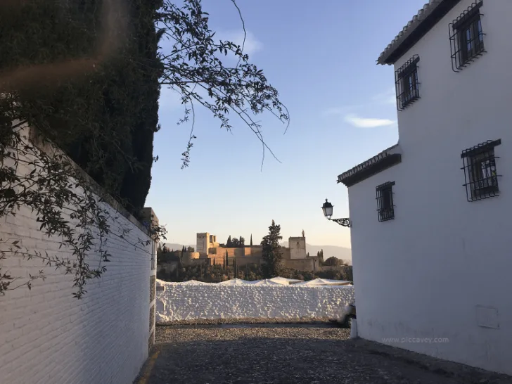 Views from Albayzin Granada in Spain