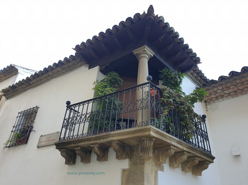 Balcony in Baeza Spain