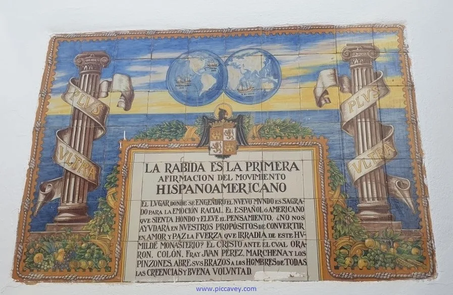 Columbus Plaque in La Rabita Huelva