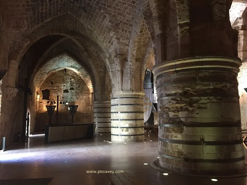 Hospitallers Fortress Knights Hall Akko Israel