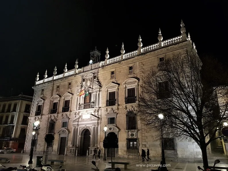 Courthouse Granada Spain Chancilleria Plaza Nueva