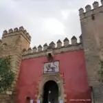 Entrance Alcazar de Seville Spain