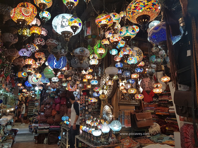 Lamps at Alcaiceria Granada Spain