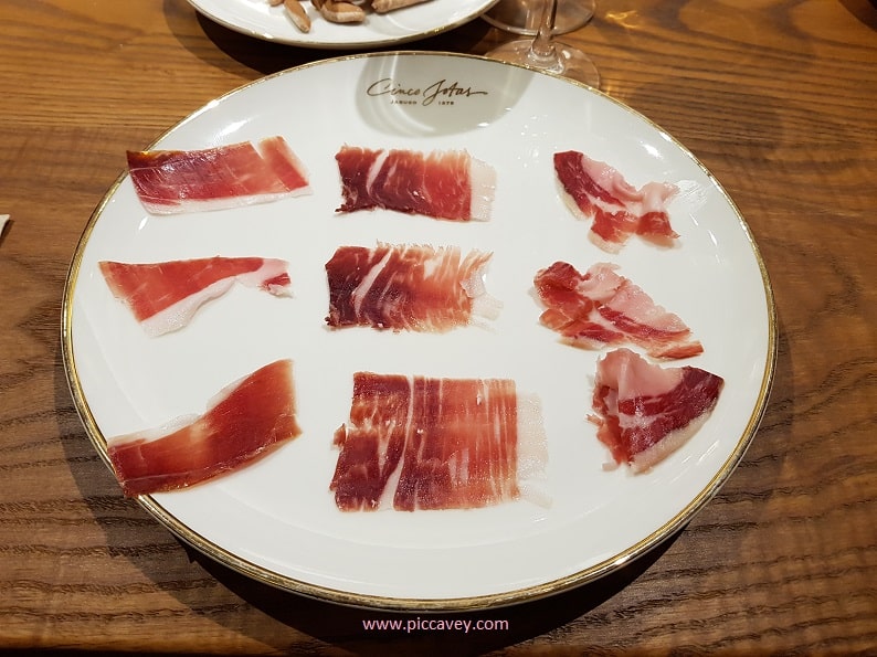 Cinco Jotas Spanish Ham tasting