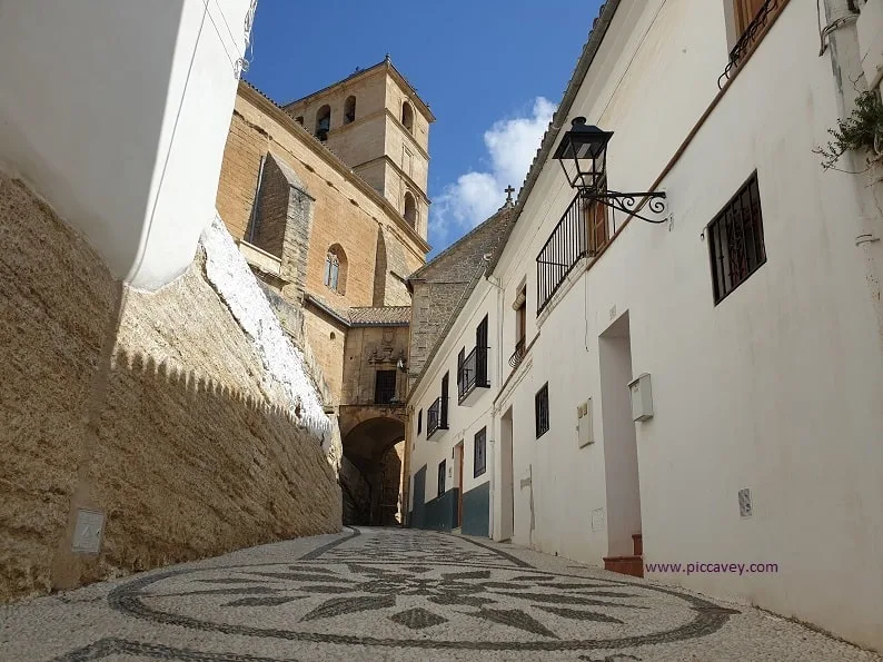 Street in Alhama de Granada Spain