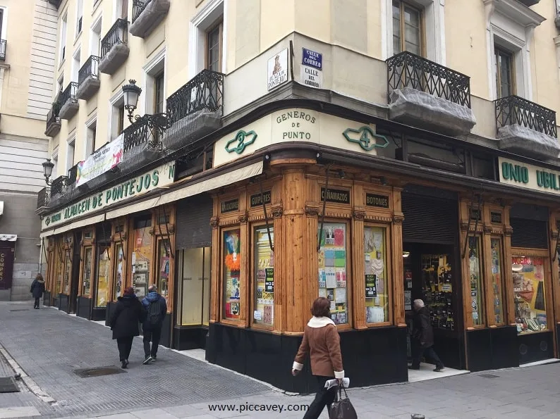 Traditional Shop in Madrids Historic Quarter