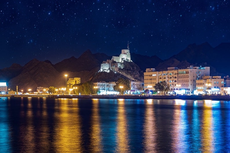 Muscat Oman at Night