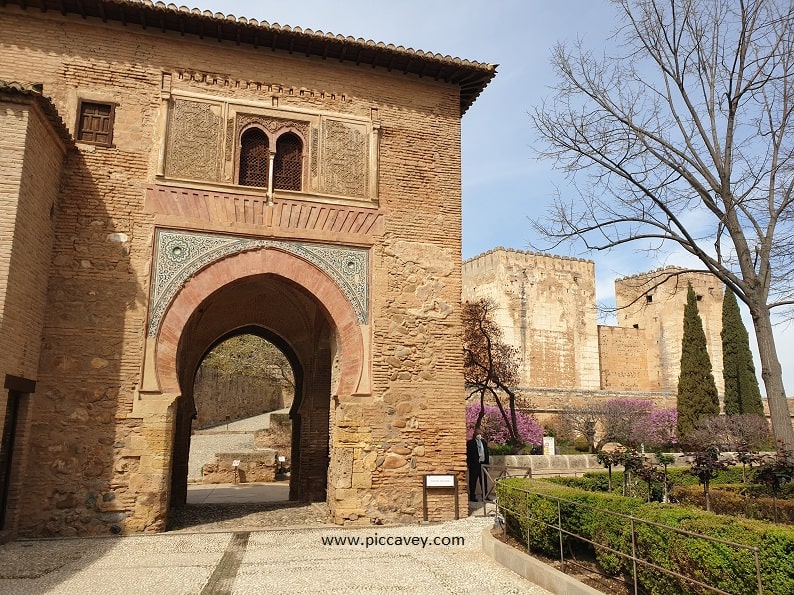 Wine Gate, Alhambra palace blog Granada