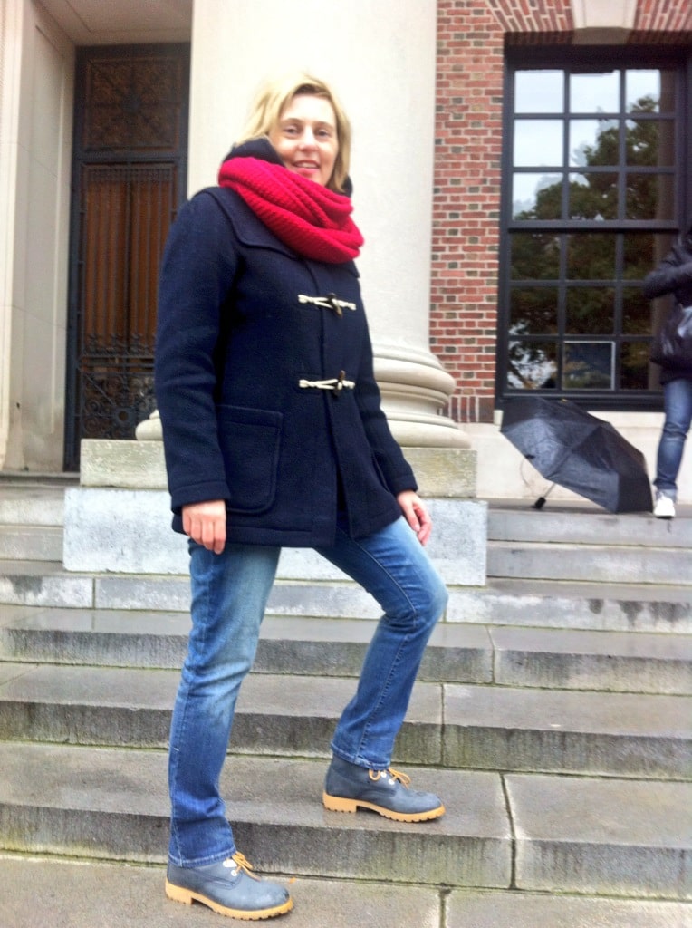 Blue Panama Jack Boots Boston Harvard