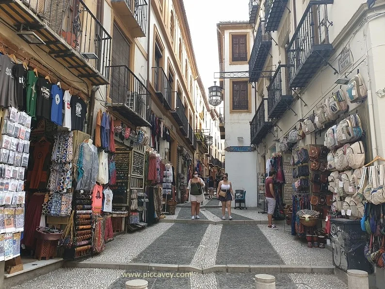 Caldereria Tea Shops Souk in Granada