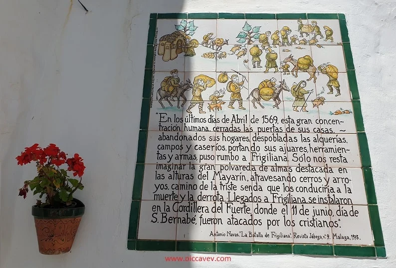 Ceramic Plaques in Frigiliana Costa del Sol