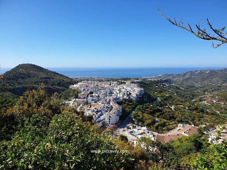 Views from the Castle Frigiliana Costa del Sol