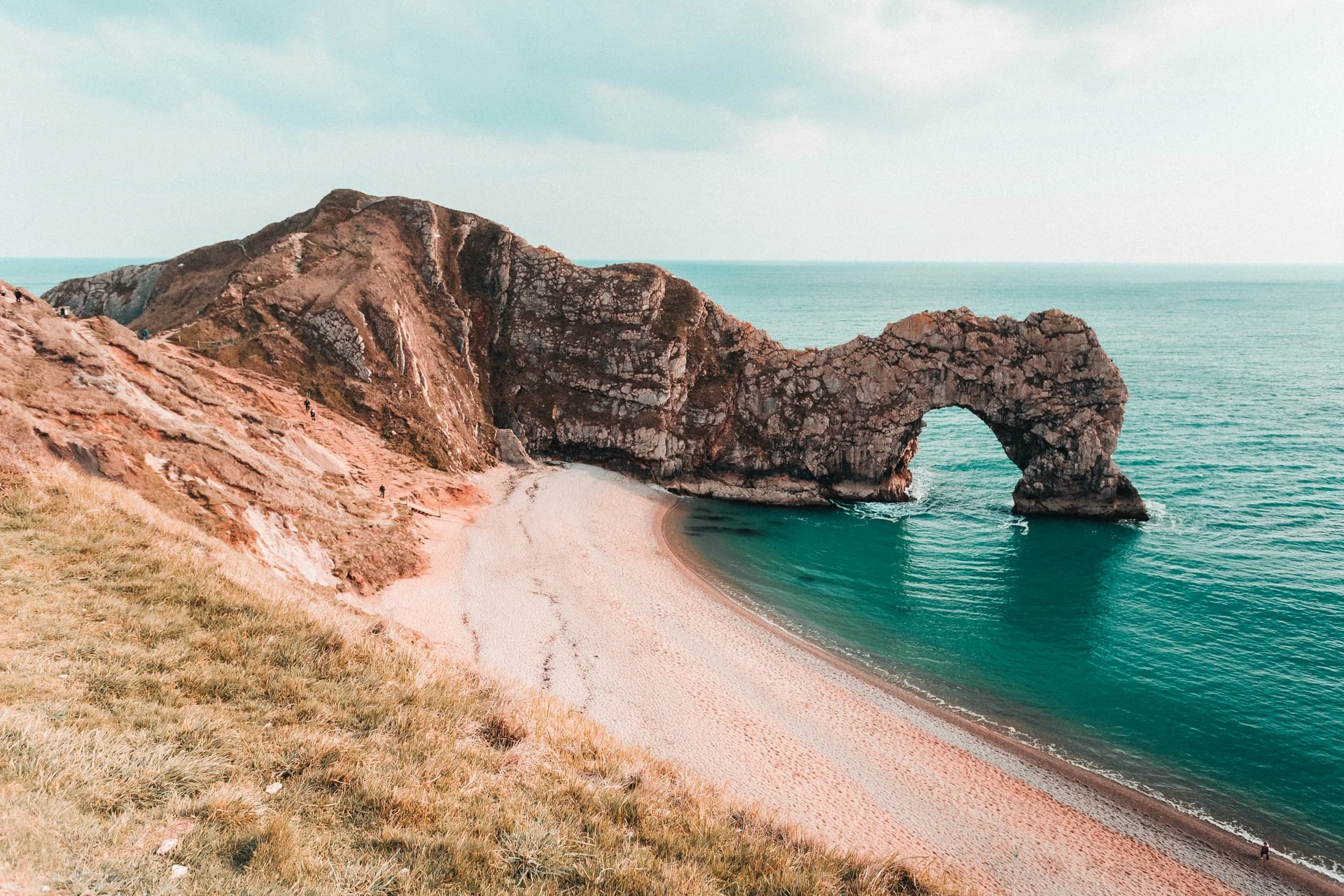 Durdle Door England Coastline