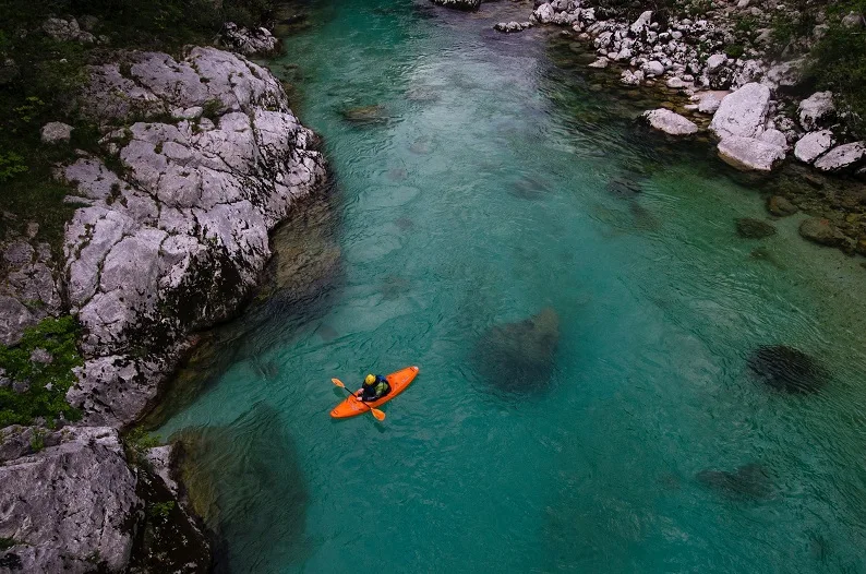 Kayak in Slovenia